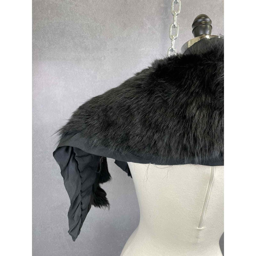 1930s Hudson Bay Fox Fur and Silk Stole - Picture 7 of 14